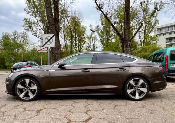 Audi A5 cena 165000 przebieg: 71275, rok produkcji 2019 z Warszawa małe 22